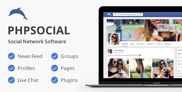 دانلود اسکریپت phpSocial - پلتفرم ایجاد شبکه اجتماعی
