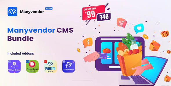 دانلود اسکریپت Manyvendor - اسکریپت فروشگاهی و چند فروشندگی پیشرفته