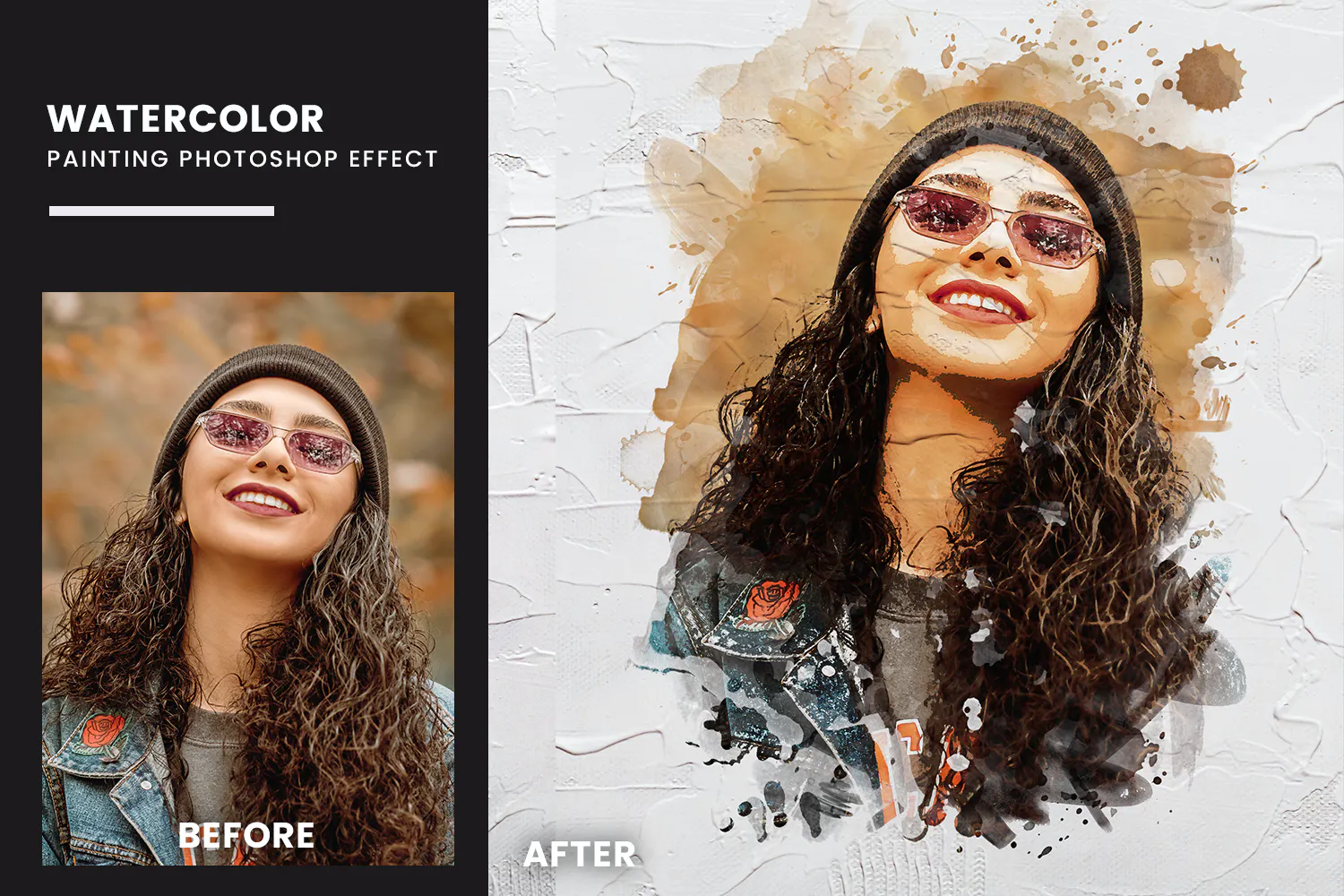 دانلود افکت فتوشاپ Watercolor Painting