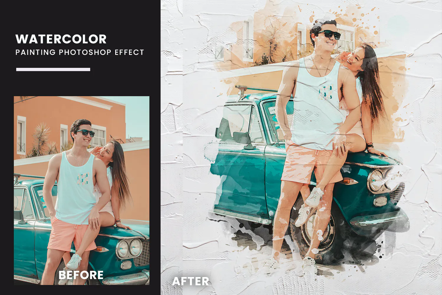 Watercolor Painting Photoshop Effect 2