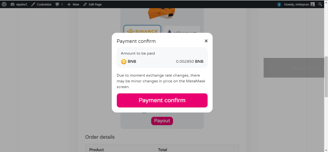 دانلود افزونه درگاه پرداخت ارز دیجیتال وردپرس CryptoPay