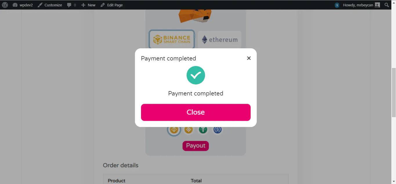 دانلود افزونه درگاه پرداخت ارز دیجیتال وردپرس CryptoPay