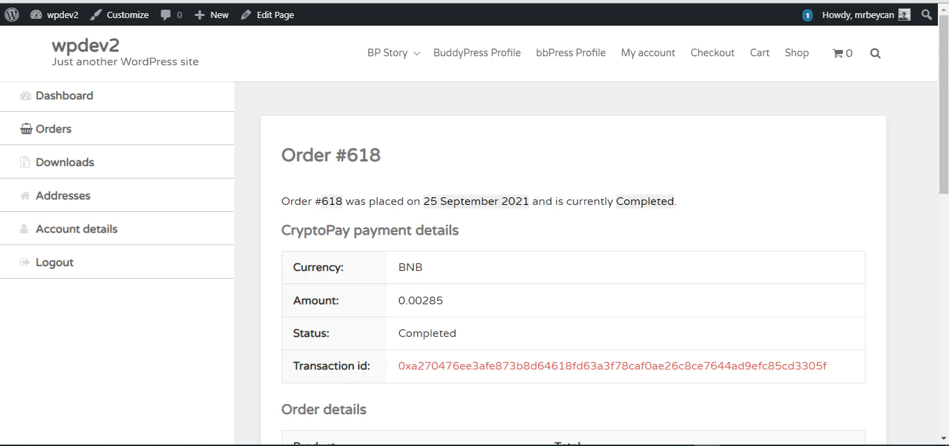 دانلود افزونه درگاه پرداخت ارز دیجیتال وردپرس CryptoPay