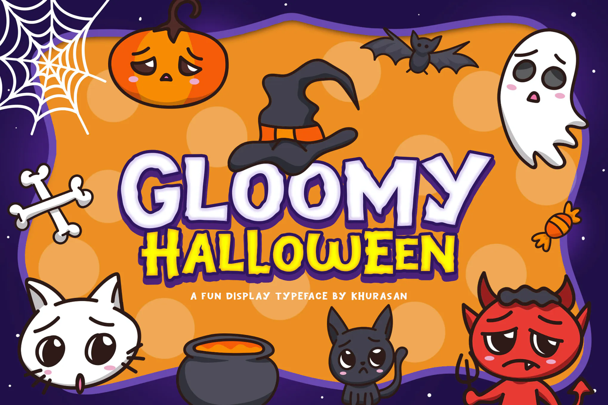 دانلود فونت انگلیسی Gloomy Halloween