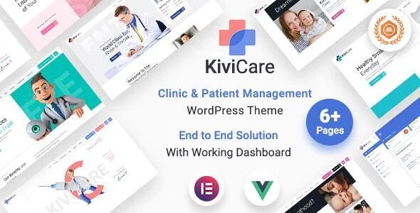 دانلود قالب وردپرس KiviCare - پوسته کلینیک پزشکی حرفه ای وردپرس
