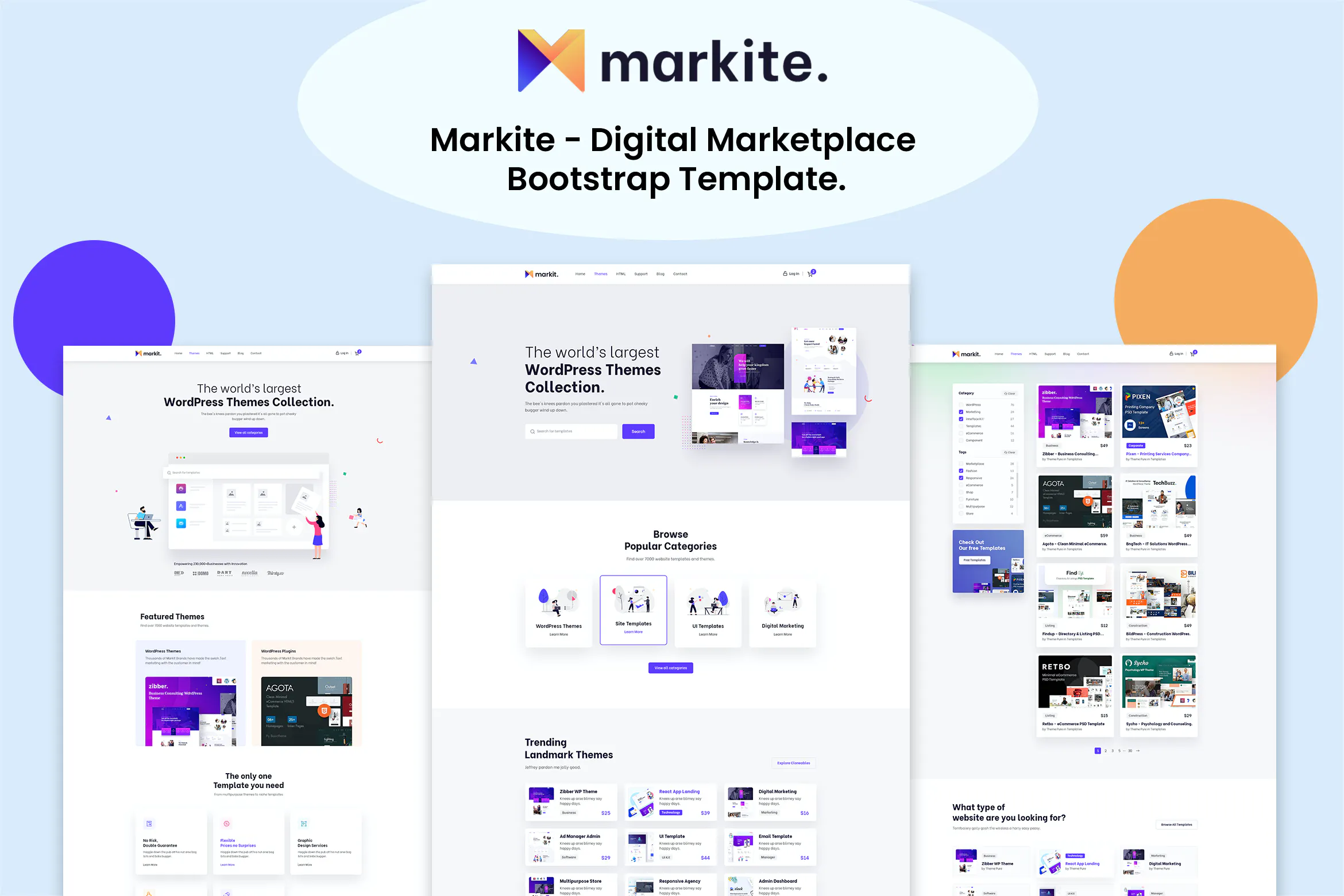 دانلود قالب سایت Markit - قالب دیجیتال مارکتینگ HTML5
