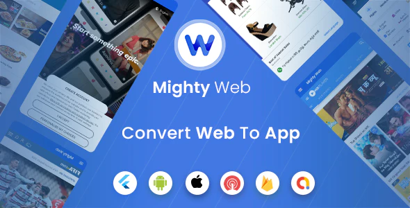 دانلود سورس متن باز اپلیکیشن فلاتر MightyWeb