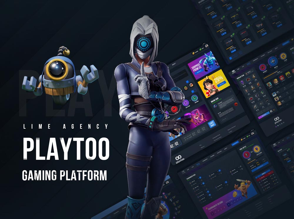 دانلود رابط کاربری وب سایت Playtoo