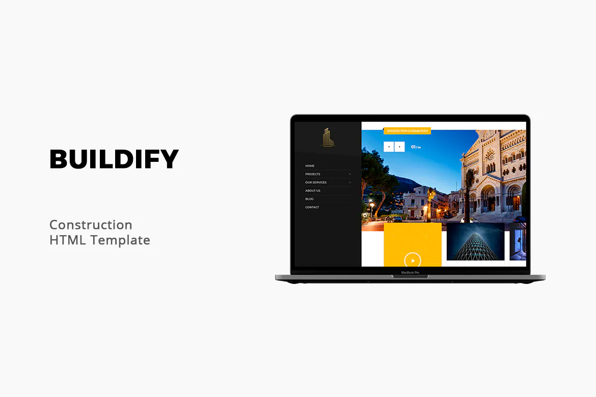 دانلود قالب سایت Buildify