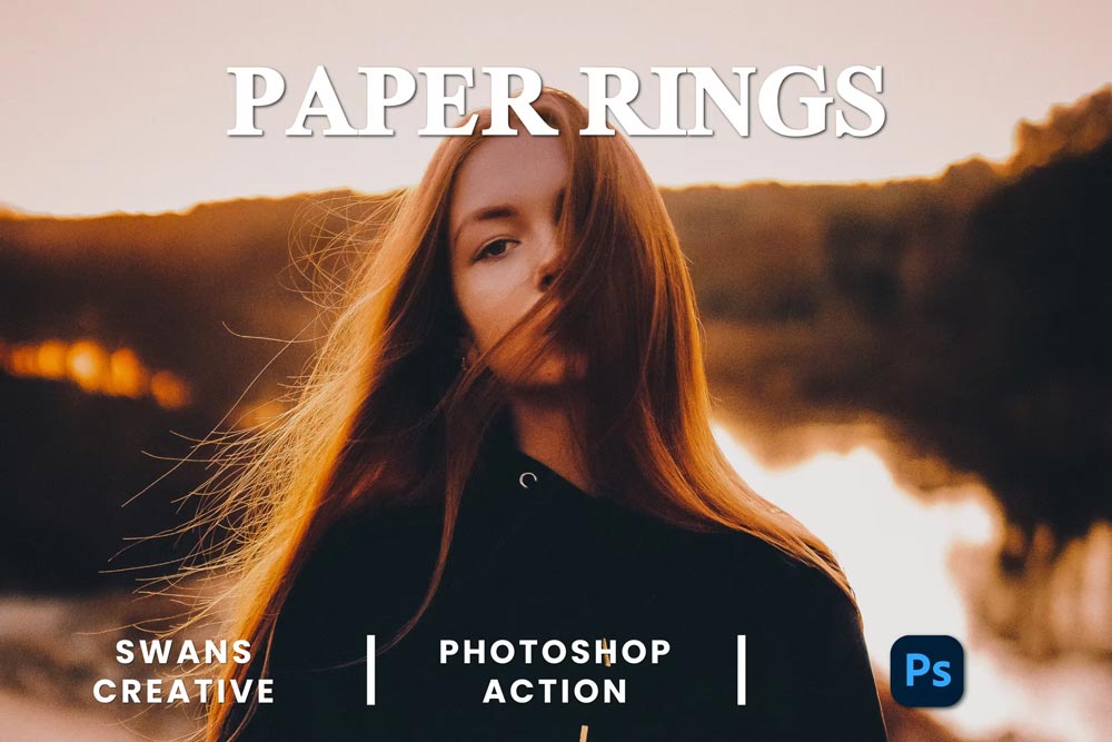 دانلود اکشن فتوشاپ Paper Rings