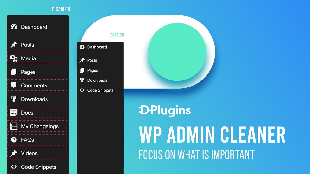 دانلود افزونه وردپرس WP Admin Cleaner