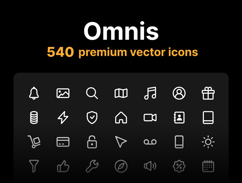 دانلود مجموعه 540 آیکون Omnis