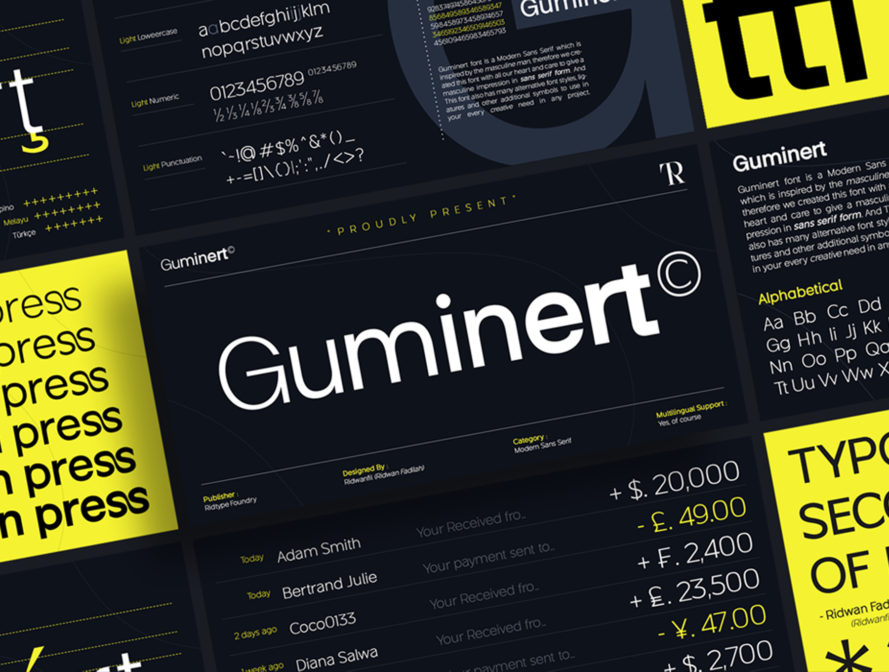 Guminert Font Family