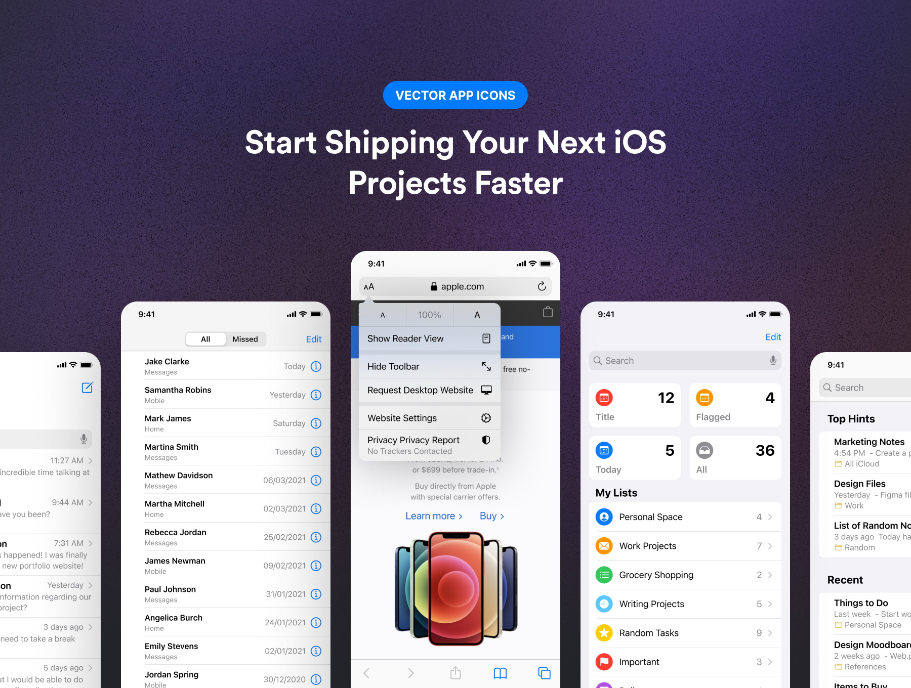 iOS 14 UI Kit