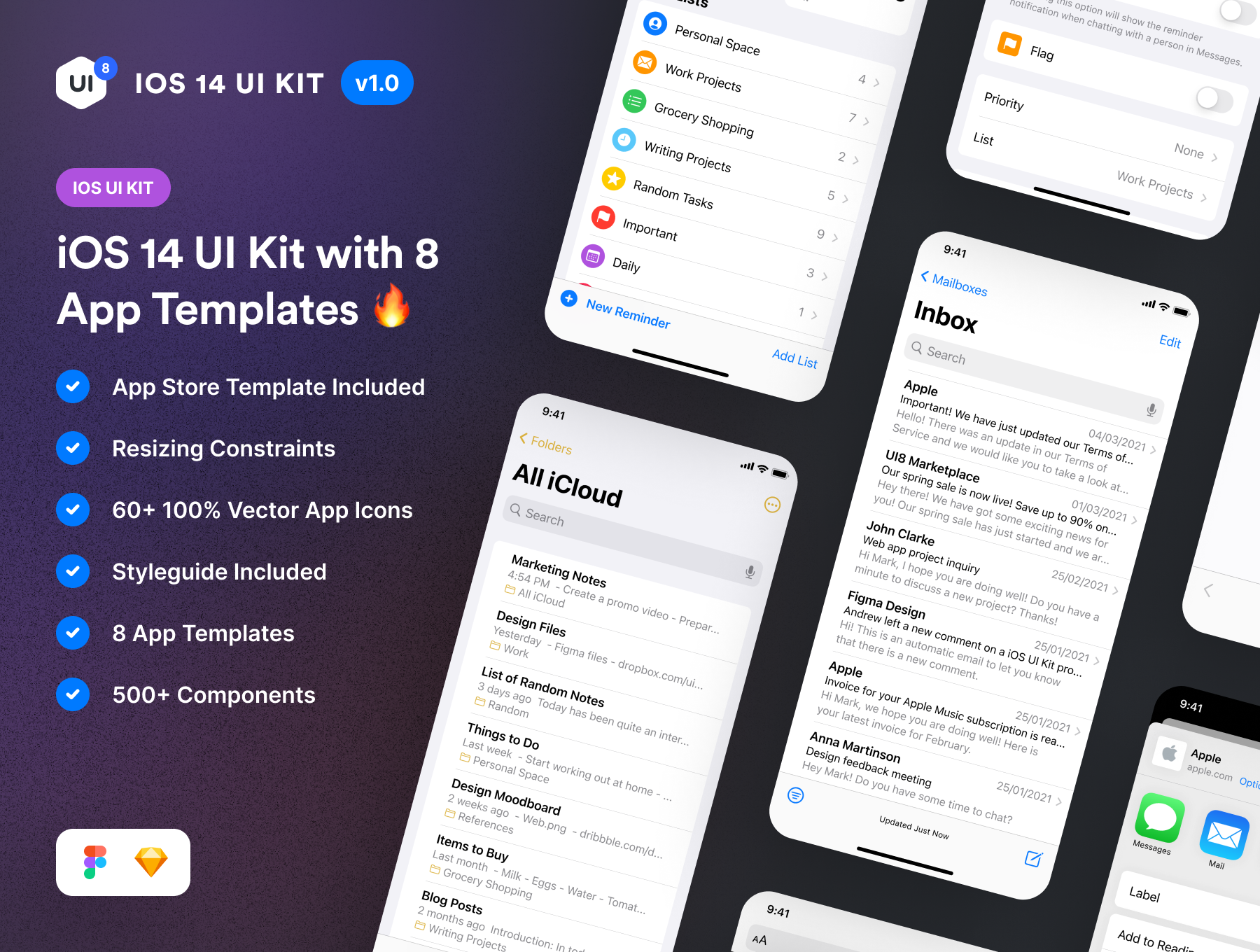 iOS 14 UI Kit