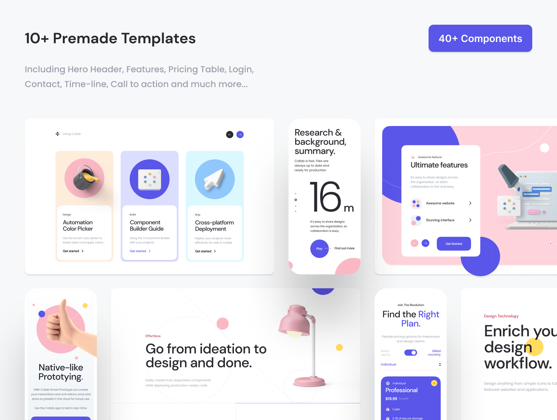 Collab - Landing Page Kit