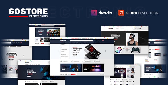 دانلود قالب وردپرس GoStore - پوسته راست چین و چند منظوره فروشگاهی ووکامرس