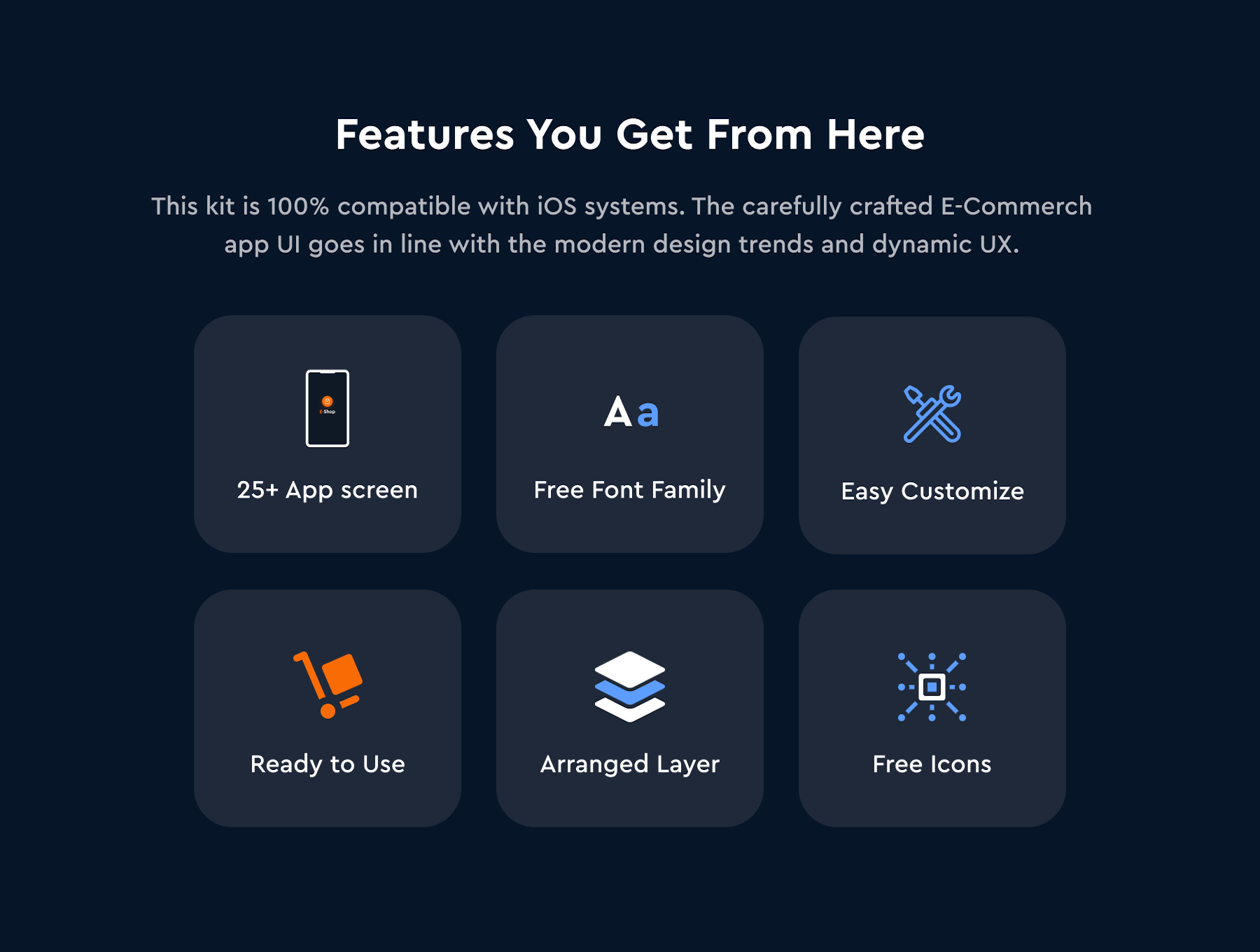 E-Shop - eCommerce Mobile App UI KIT