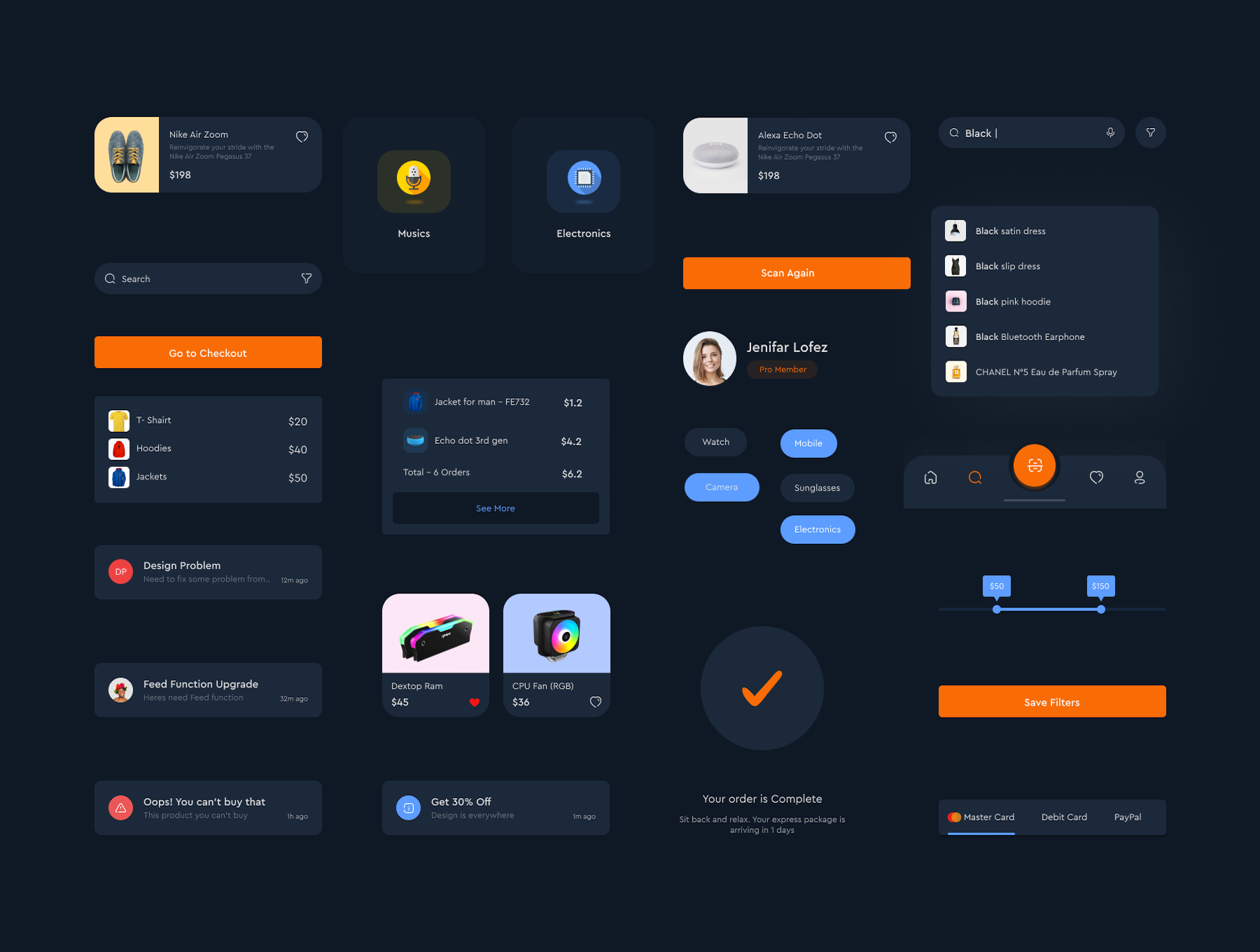 E-Shop - eCommerce Mobile App UI KIT