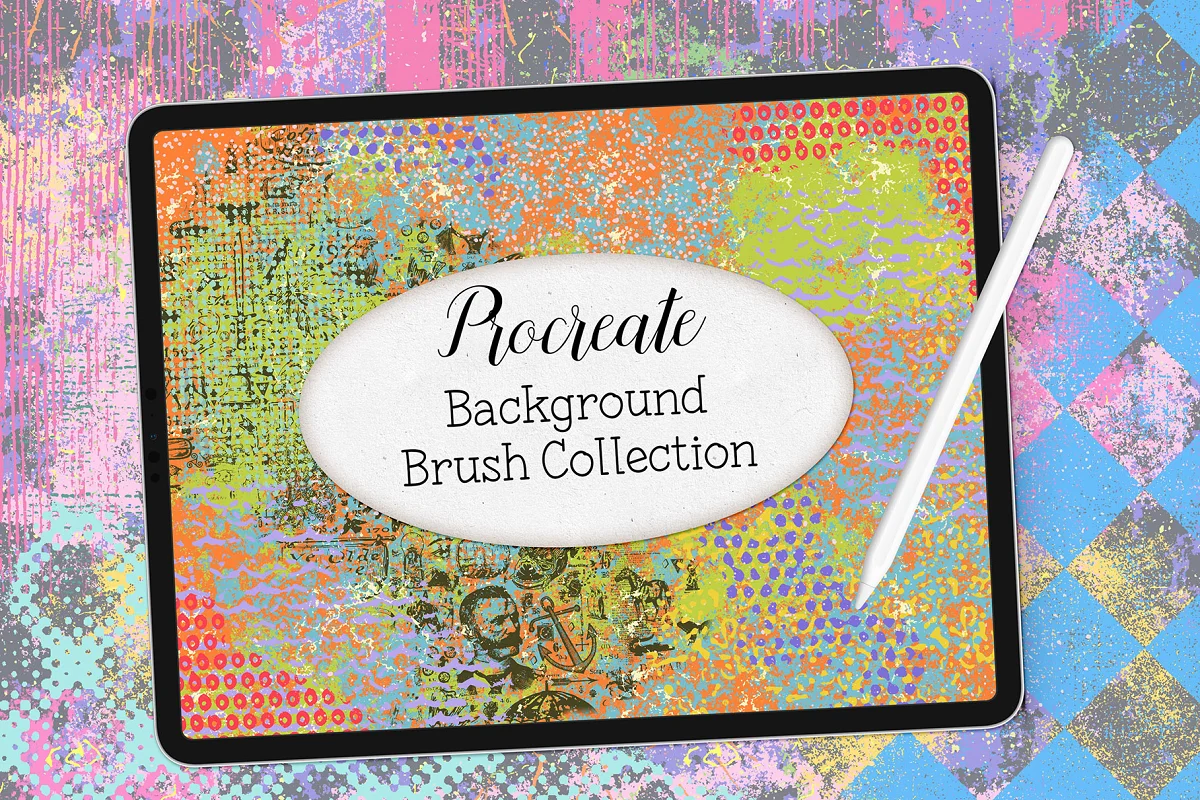 دانلود مجموعه براش های پروکریت Procreate Background Brushes Set 1
