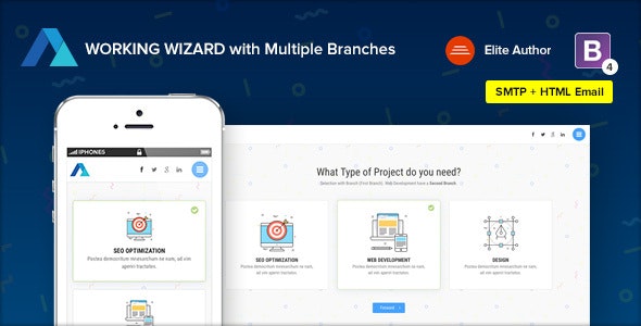 دانلود قالب سایت Steps - قالب Wizard چند منظوره HTML