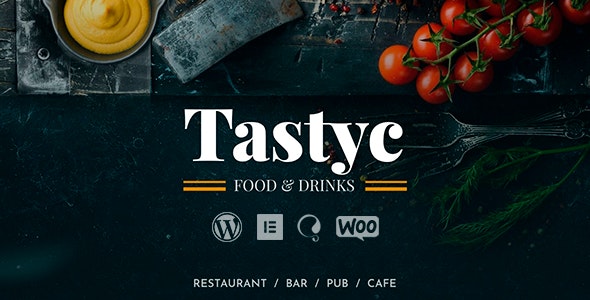 دانلود قالب وردپرس Tastyc - پوسته چند منظوره رستوران وردپرس