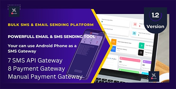 دانلود اسکریپت XSender - اسکریپت ارسال انبوه پیامک و ایمیل لاراول