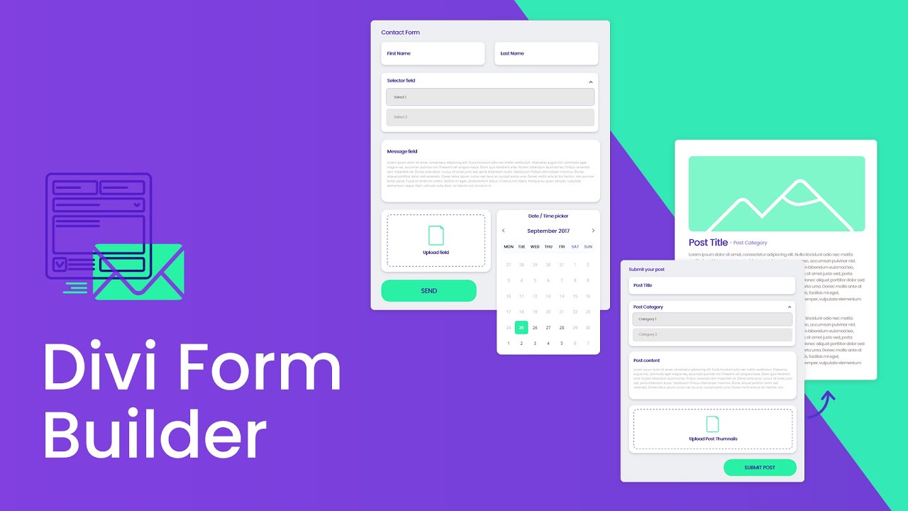 دانلود افزونه وردپرس Divi Form Builder - فرم ساز حرفه ای دیوی