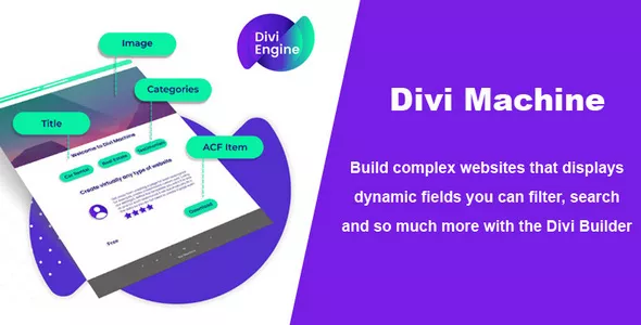 دانلود افزونه وردپرس Divi Machine