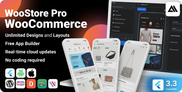 دانلود سورس کد فلاتر WooStore Pro WooCommerce