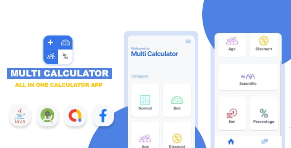 دانلود سورس کد اندروید Multi Calculator