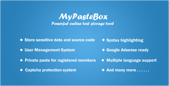 دانلود اسکریپت MyPasteBox