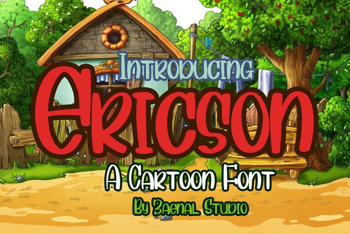 دانلود فونت انگلیسی Ericson