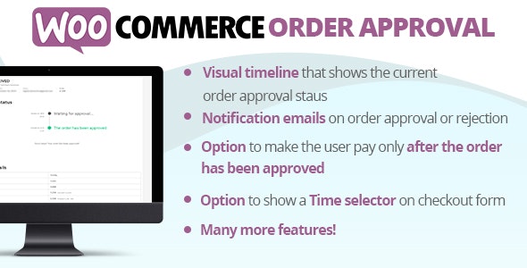 دانلود افزونه ووکامرس WooCommerce Order Approval