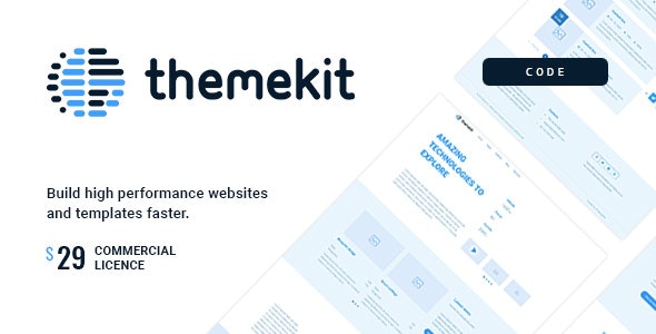 دانلود Themekit Code - Wireframe HTML Framework