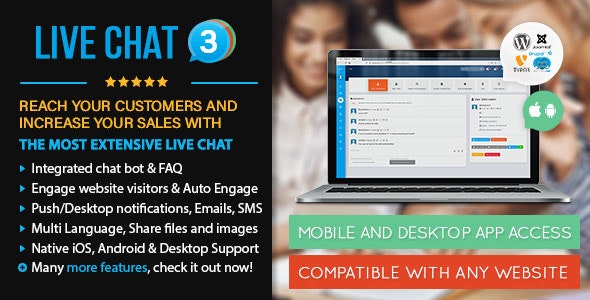 دانلود اسکریپت Live Support Chat - Live Chat 3