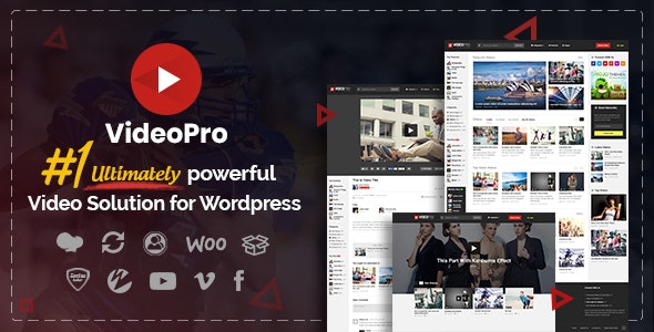 دانلود قالب وردپرس VideoPro - پوسته ویدئو و رسانه وردپرس