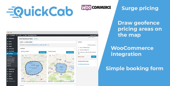 575294533844113091 افزونه وردپرس تاکسی اینترنتی و پیک QuickCab