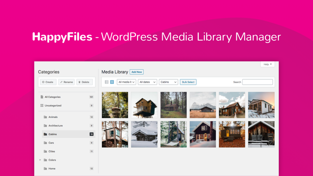 HappyFiles Pro افزونه وردپرس HappyFiles Pro