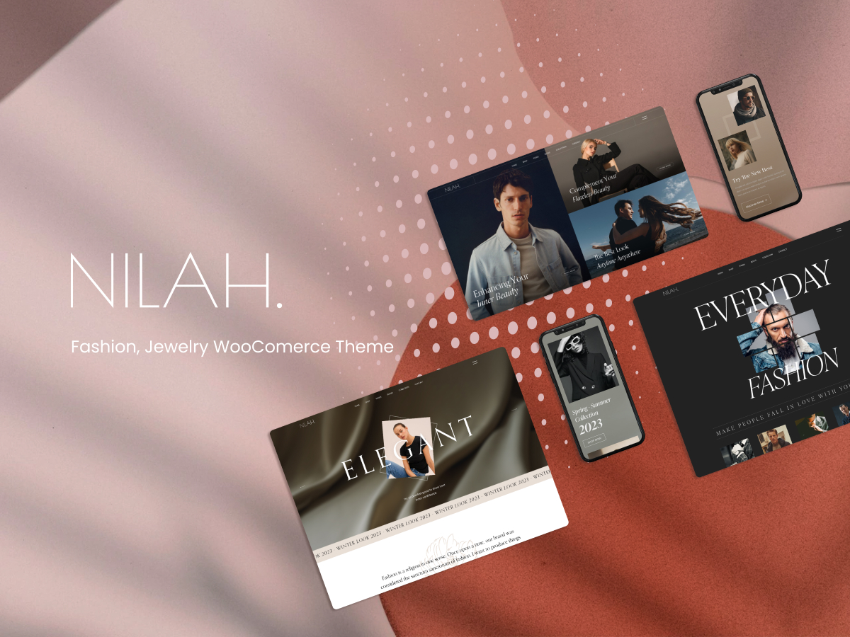 Nilah دانلود قالب فروشگاه طلا و جواهر وردپرس و ووکامرس Nilah