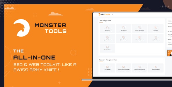 دانلود قالب خدمات امنیتی وردپرس Ingenious دانلود اسکریپت مجموعه ابزارهای وب MonsterTools