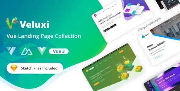 327984402400557625 دانلود قالب Vue JS صفحه فرود Veluxi
