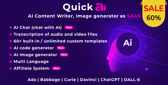 دانلود اسکریپت QuickAI OpenAI
