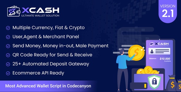 دانلود اسکریپت کیف پول دیجیتال Xcash