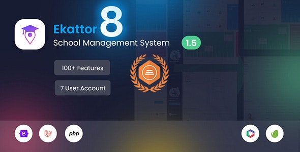 دانلود اسکریپت مدیریت مدارس Ekattor 8