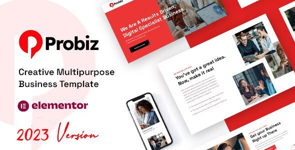 دانلود قالب چند منظوره شرکتی و کسب و کار وردپرس Probiz