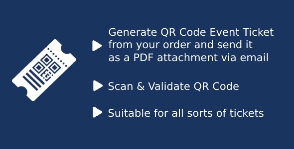 دانلود افزونه وردپرس WooCommerce Event QR Code Email Tickets