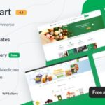 دانلود قالب وردپرس GreenMart - پوسته فروشگاهی محصولات غذایی ووکامرس