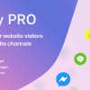دانلود افزونه Chaty Pro - ویجت گفتگوی شناور و 20+ کانال چت