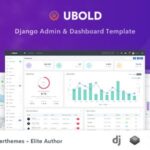 دانلود قالب مدیریت و داشبورد Ubold - نسخه Django